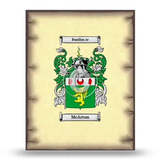 McArton Coat of Arms Print