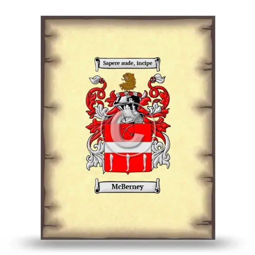 McBerney Coat of Arms Print