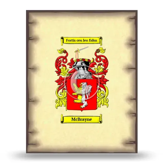 McBrayne Coat of Arms Print