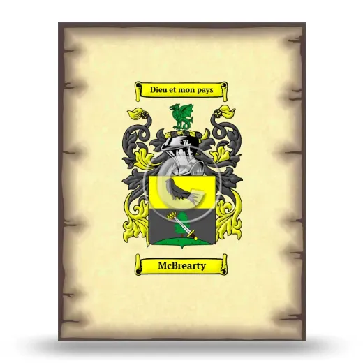 McBrearty Coat of Arms Print