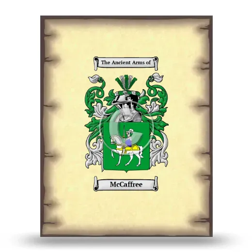 McCaffree Coat of Arms Print