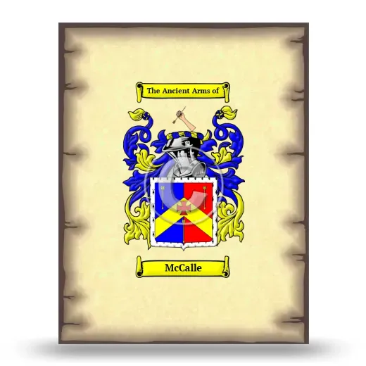 McCalle Coat of Arms Print