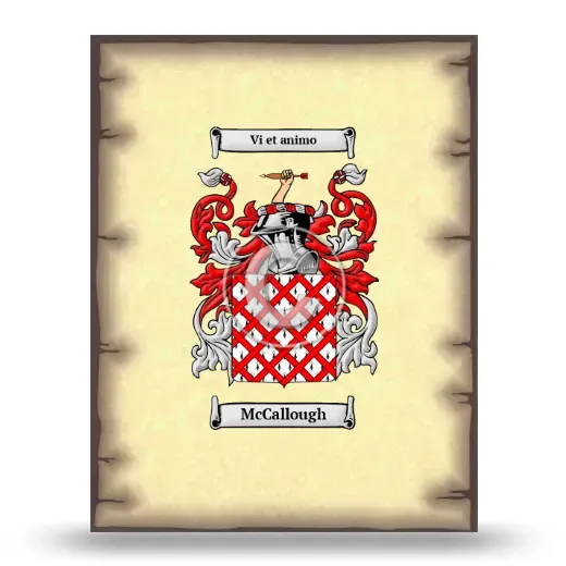 McCallough Coat of Arms Print