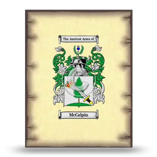 McCalpin Coat of Arms Print