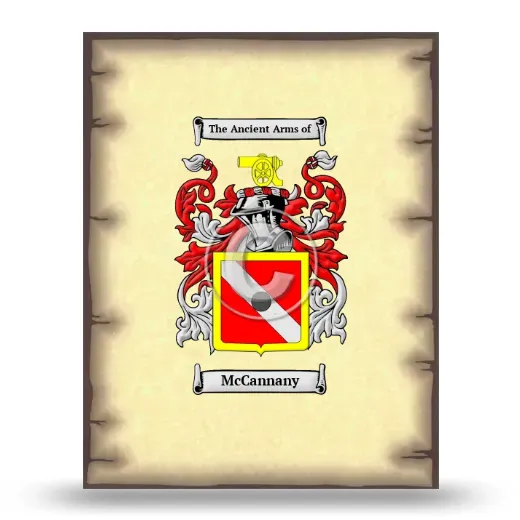 McCannany Coat of Arms Print