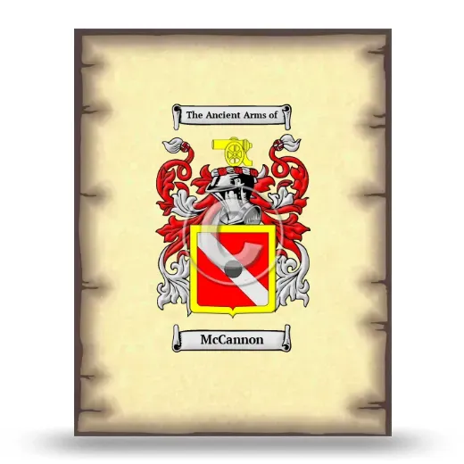 McCannon Coat of Arms Print