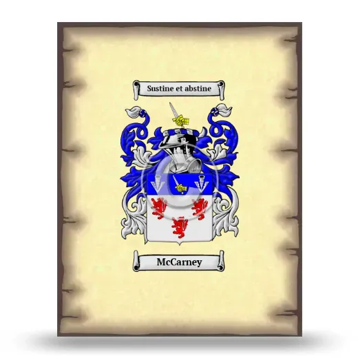McCarney Coat of Arms Print
