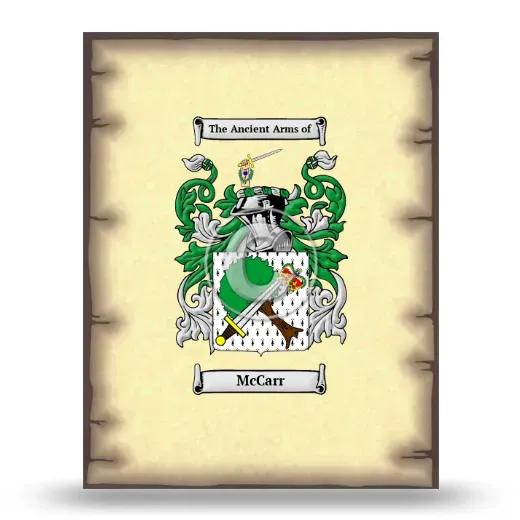 McCarr Coat of Arms Print