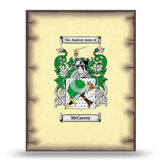 McCarrey Coat of Arms Print