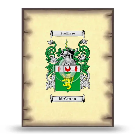 McCartan Coat of Arms Print