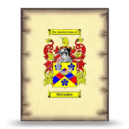 McCaskey Coat of Arms Print