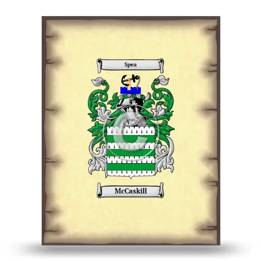 McCaskill Coat of Arms Print