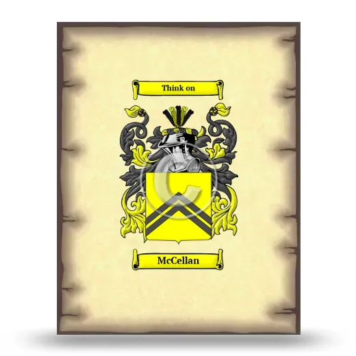 McCellan Coat of Arms Print