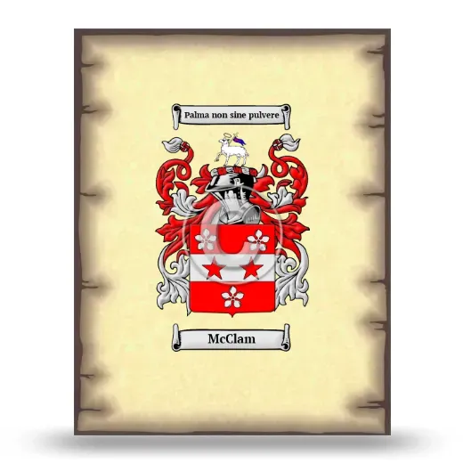 McClam Coat of Arms Print