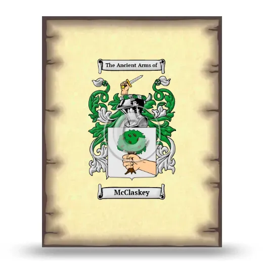 McClaskey Coat of Arms Print