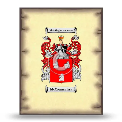 McConnaghey Coat of Arms Print
