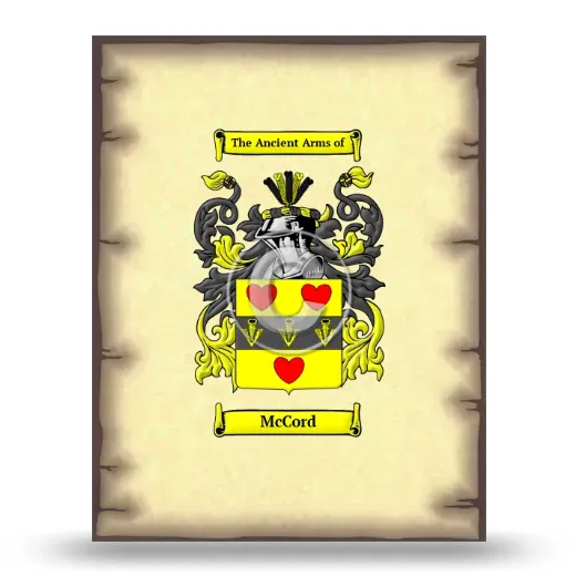 McCord Coat of Arms Print