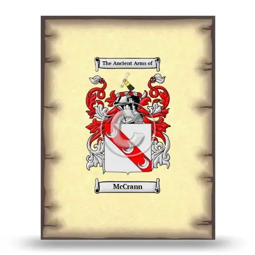 McCrann Coat of Arms Print