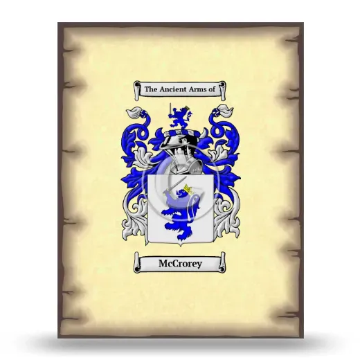 McCrorey Coat of Arms Print