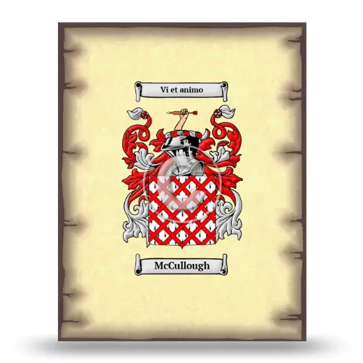 McCullough Coat of Arms Print
