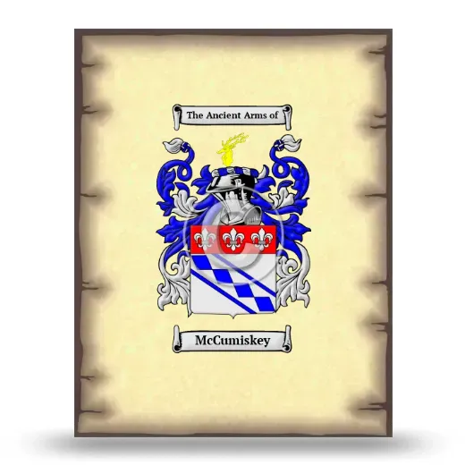 McCumiskey Coat of Arms Print