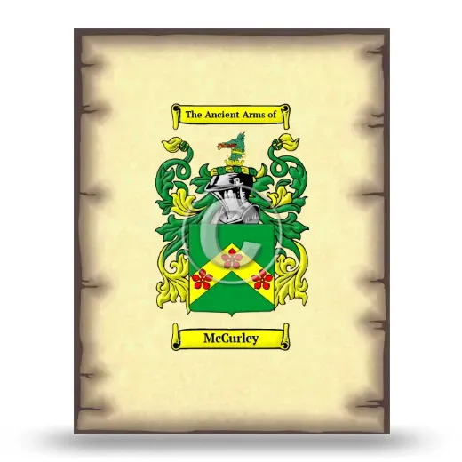 McCurley Coat of Arms Print