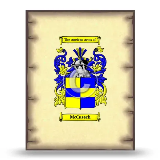 McCusech Coat of Arms Print