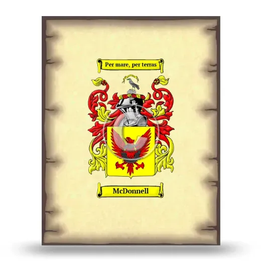 McDonnell Coat of Arms Print