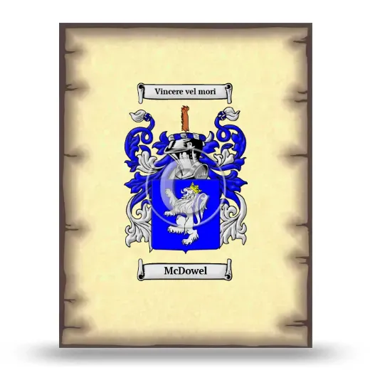 McDowel Coat of Arms Print
