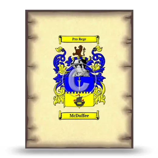 McDuffee Coat of Arms Print