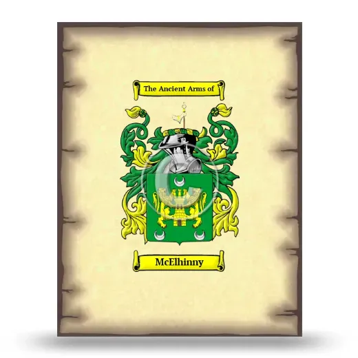 McElhinny Coat of Arms Print