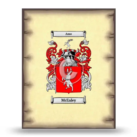 McEnley Coat of Arms Print