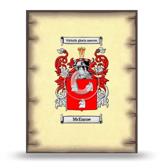 McEnroe Coat of Arms Print