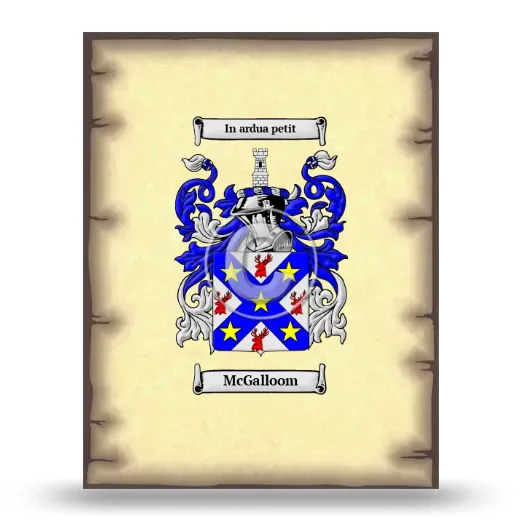 McGalloom Coat of Arms Print