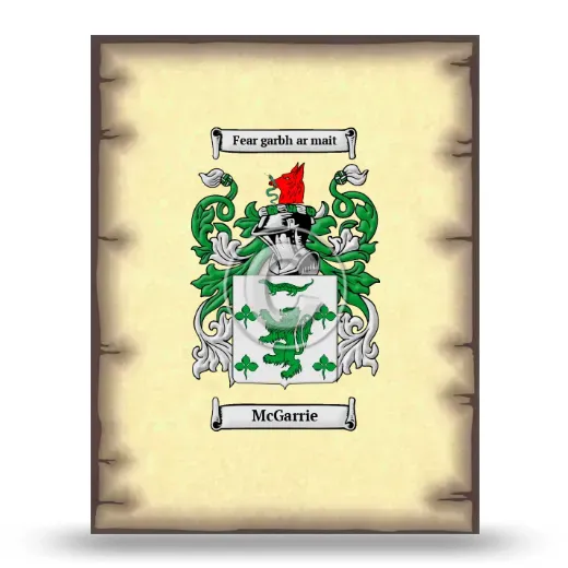 McGarrie Coat of Arms Print