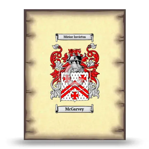 McGarvey Coat of Arms Print