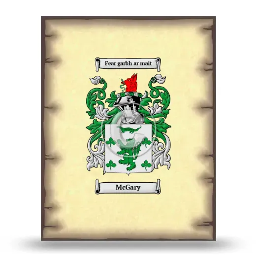 McGary Coat of Arms Print