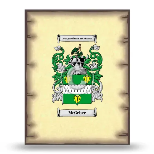 McGehee Coat of Arms Print