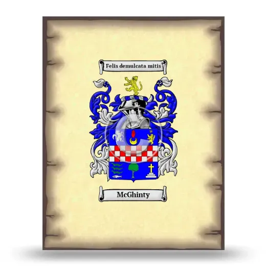 McGhinty Coat of Arms Print