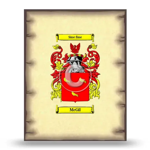 McGil Coat of Arms Print