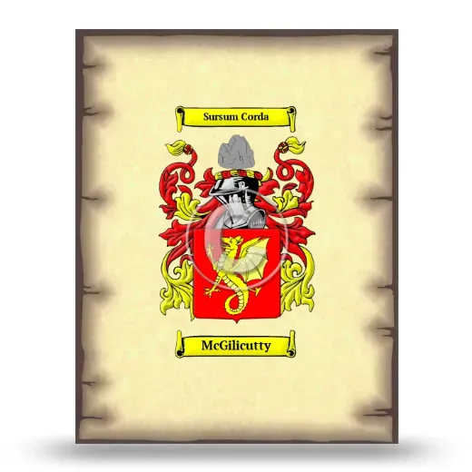 McGilicutty Coat of Arms Print