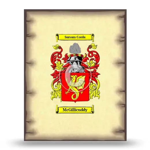 McGillicuddy Coat of Arms Print