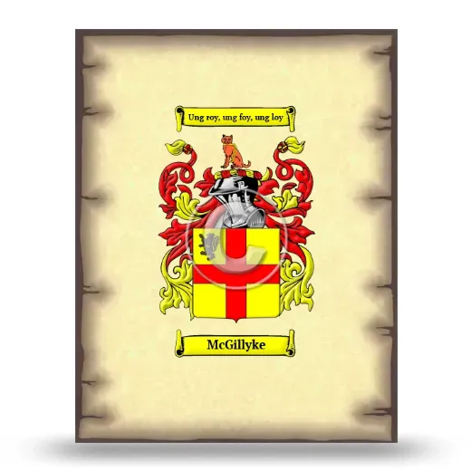 McGillyke Coat of Arms Print