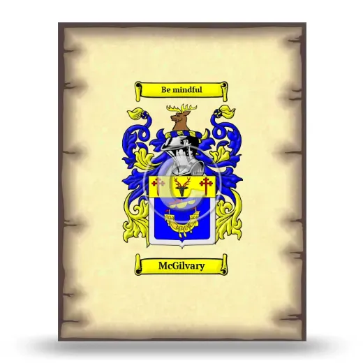 McGilvary Coat of Arms Print