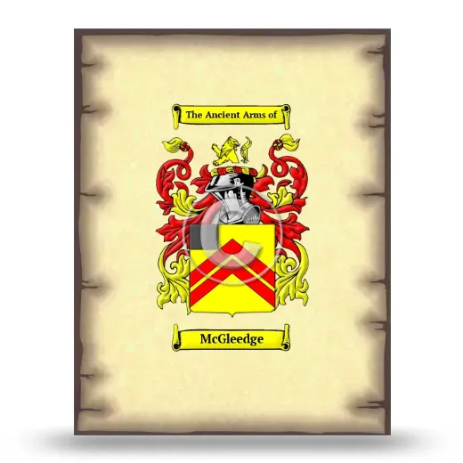 McGleedge Coat of Arms Print