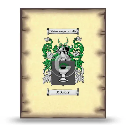 McGlory Coat of Arms Print