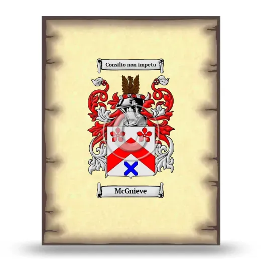 McGnieve Coat of Arms Print