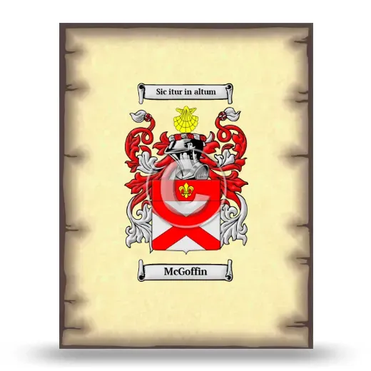 McGoffin Coat of Arms Print