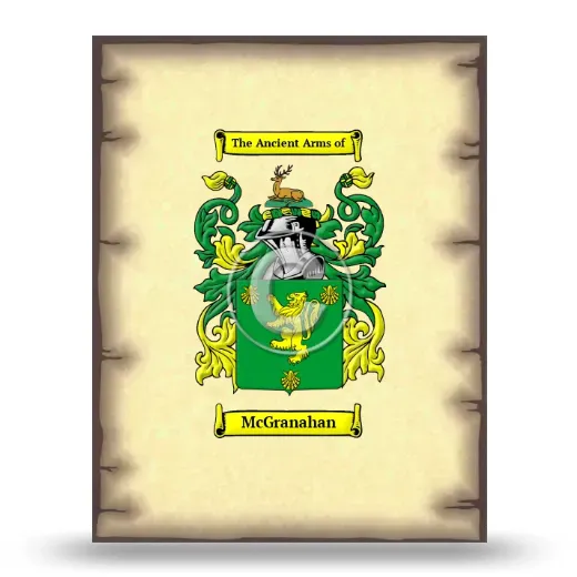McGranahan Coat of Arms Print