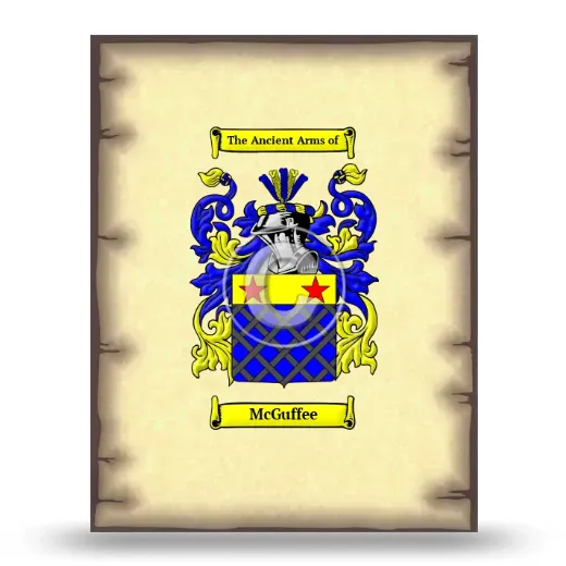 McGuffee Coat of Arms Print